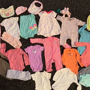 0-3, Newborn baby girl clothes